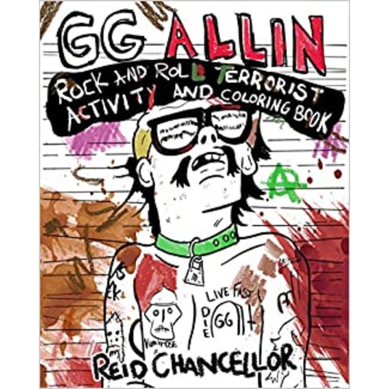 GG Allin Activity Coloring Book