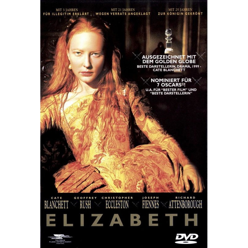 Geoffrey Rus… Cate Blanchett  Elizabeth (DVD) (1999)