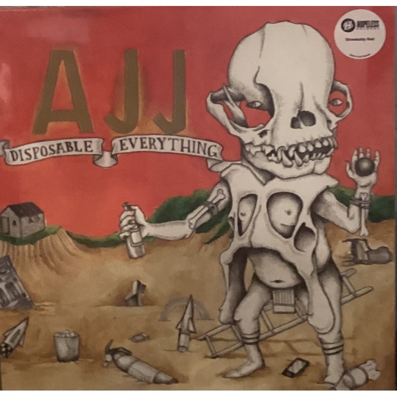 AJJ – Disposable Everything [Strawberry Red LP]