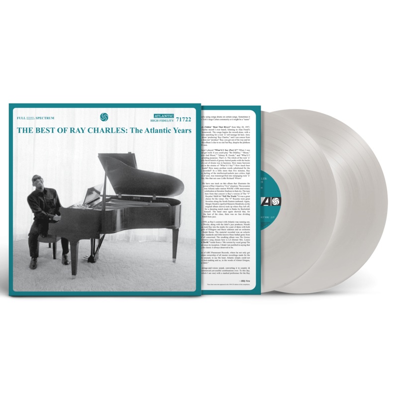 The Best Of Ray Charles: The Atlantic Years 2LP Blue Vinyl