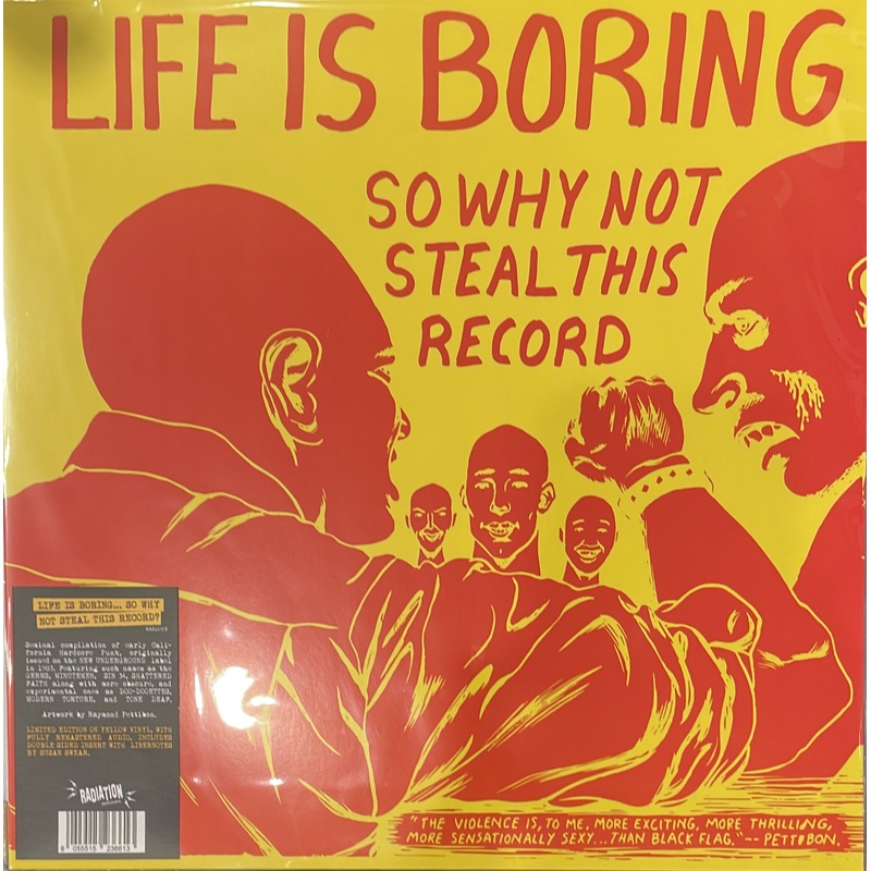 V/A – Life is Boring So Why Not Steal This Record [YELLOW LP]