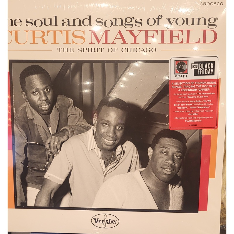 VA – Soul & Songs of Young Curtis Mayfield: The Spirit of Chicago 2LP (RSD24)