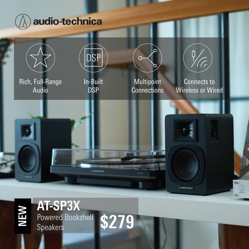 AT-SP3X Powered Bookshelf Speakers  Roxy Disc House