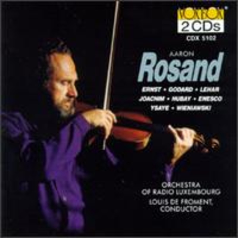 Aaron Rosand  Plays Romantic Violin Concertos (CD) (1994)