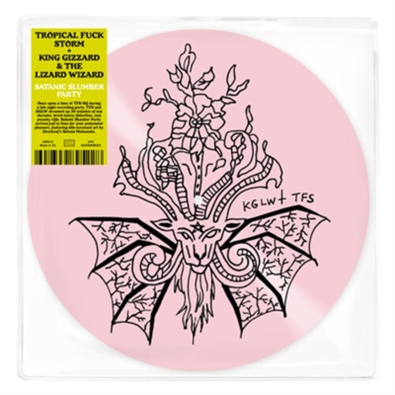 Tropical Fuck Storm & King Gizzard – Satanic Slumber Party (Pink Vinyl) – VINYL LP