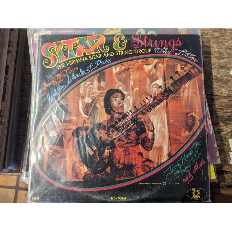 [USED] THE NIRVANA SITAR & STRING GROUP Sitar & Strings LP