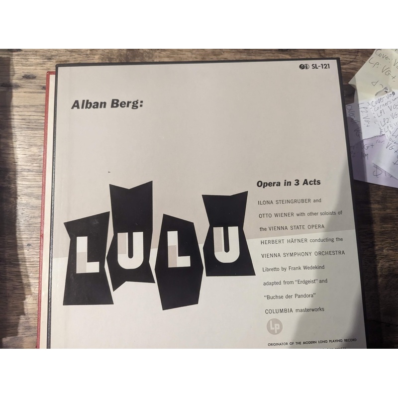 [USED] BERG, ALBAN Lulu BOX SET
