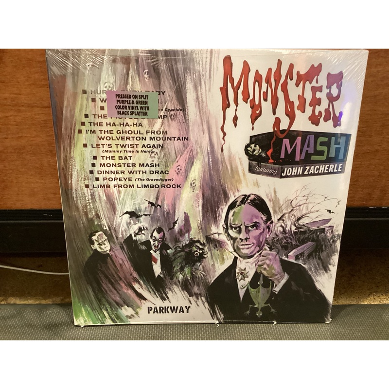 ZACHERLE, JOHN – Monster Mash [PURPLE/GREEN WITH BLACK SPLATTER]