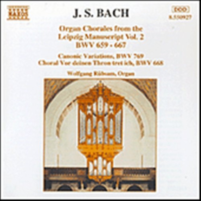 Wolfgang Rbsam  BACH J.S.:Organ Chorales Vol.2 (CD) (1994)