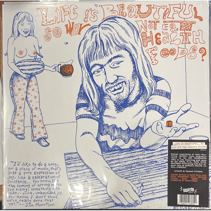 V/A – Life is Beautiful So Why Not Eat Health Foods? [WHITE LP]