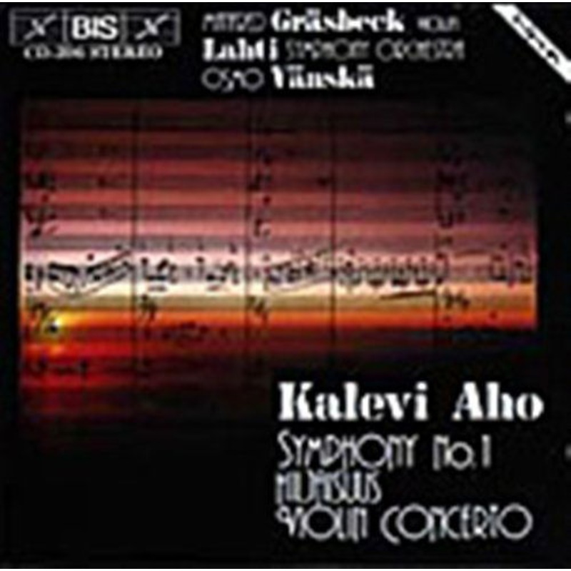 Aho,kalevi / Vanska / Grasbeck / Lahti Sym Orch  Symphony 1 (CD) (1994)