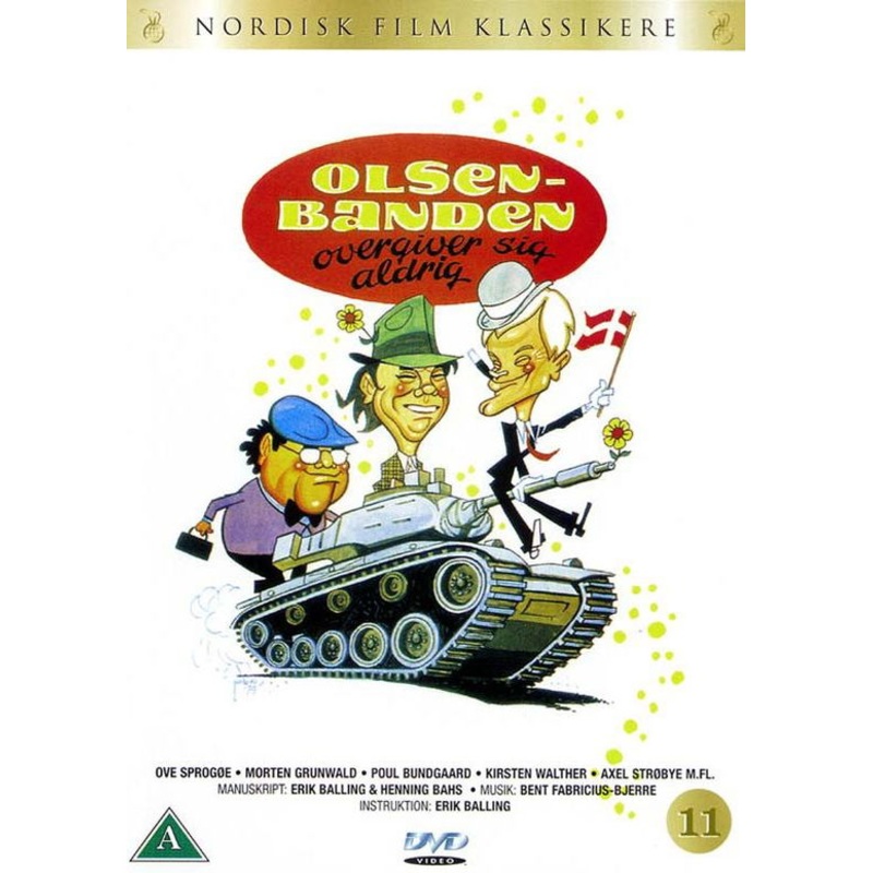 Olsen Banden  Olsen Banden 11 – Overgiver Sig Aldrig (DVD) (2003)