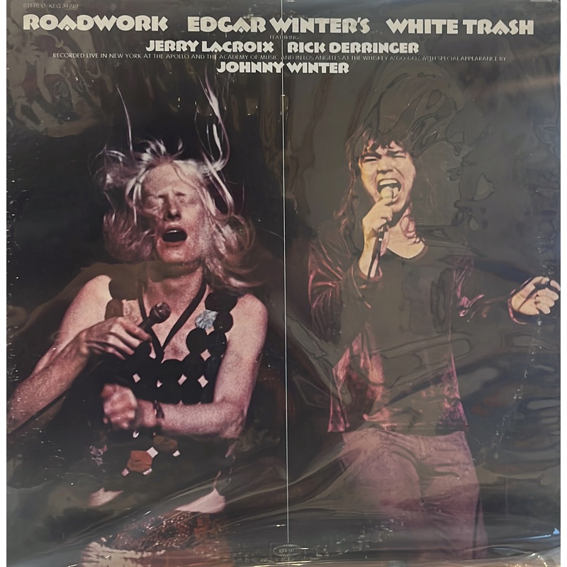 [USED] EDGAR WINTERS WHITE TRASH Roadwork 2LP